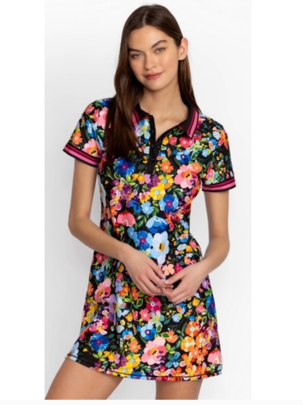 Johnny Was Bee Active Polo Tennis Dress Medium